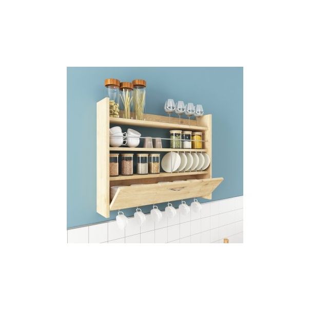 HANAH HOME Kuhinjska polica Knott Oak - 189414-1