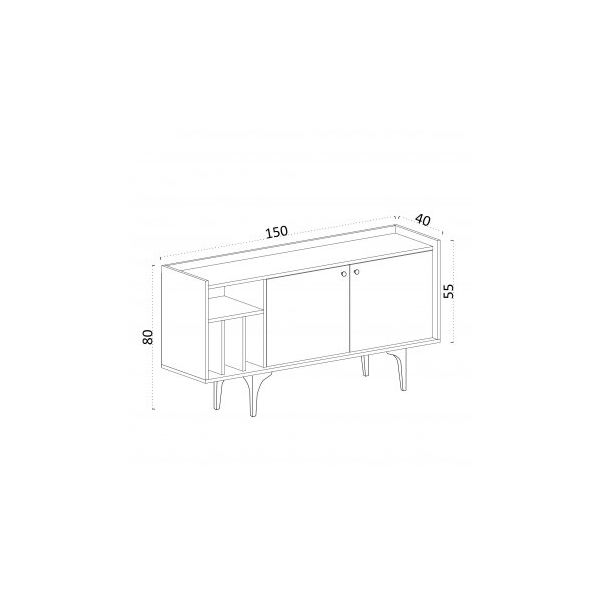 HANAH HOME Komoda Canopus - 189556