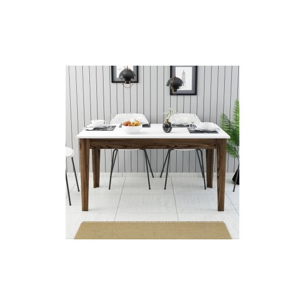 HANAH HOME Trpezarijski sto Milan 514 Walnut White - 189970
