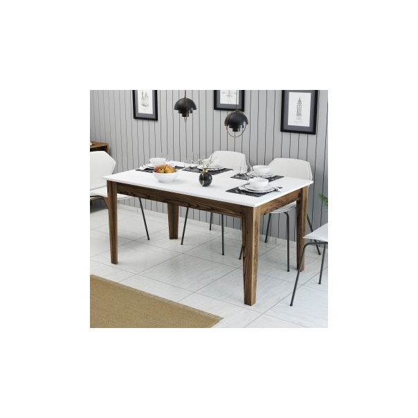HANAH HOME Trpezarijski sto Milan 514 Walnut White - 189970