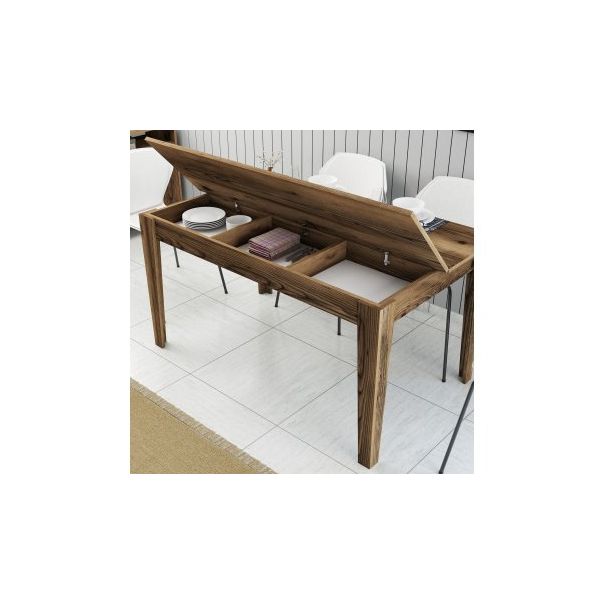 HANAH HOME Trpezarijski sto Milan 516 Walnut - 189971