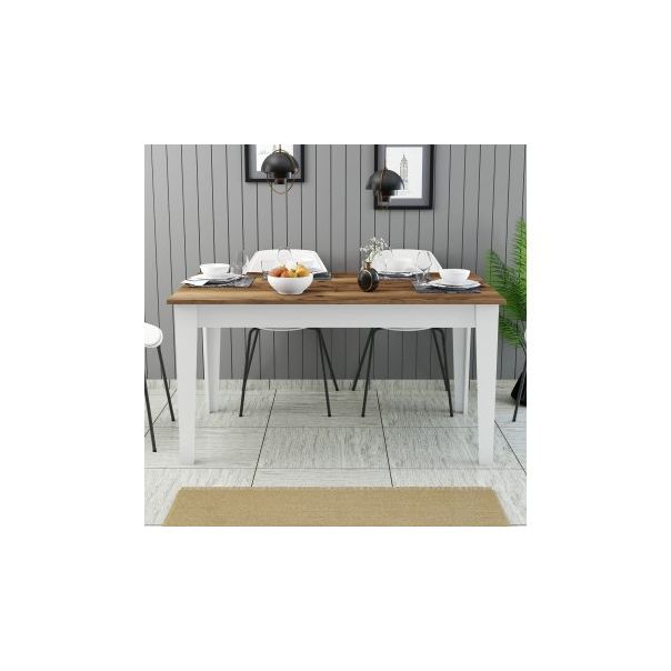 HANAH HOME Trpezarijski sto Milan 520 Walnut White - 189973