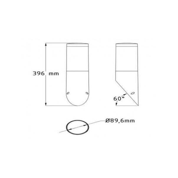 HOROZ ELECTRIC Baštenska lampa Orkide 2 - 189986