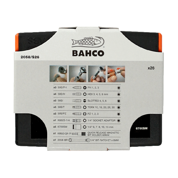 BAHCO Set Bitova 1/4