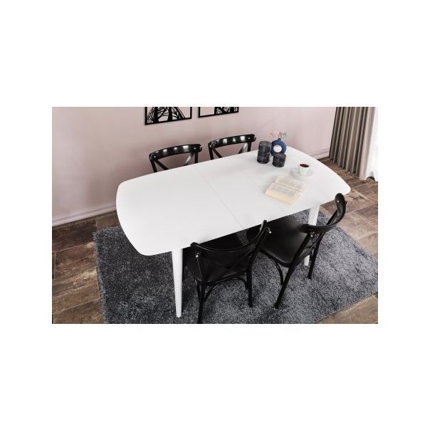 HANAH HOME Trpezarijski sto Retro 1193, bela - 190026