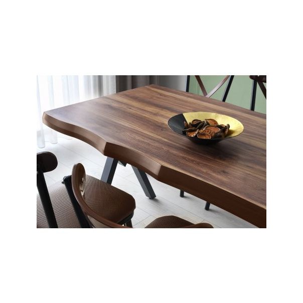 HANAH HOME Trpezarijski sto Efor - 1412, crna/braon - 190045