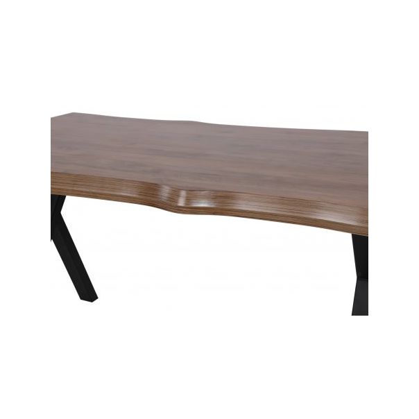 HANAH HOME Trpezarijski sto Efor - 1412, crna/braon - 190045