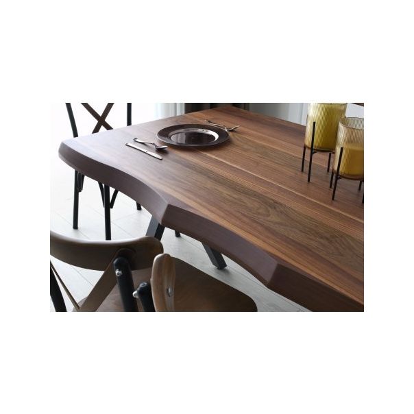 HANAH HOME Trpezarijski sto Milano 1031, braon/crna - 190056