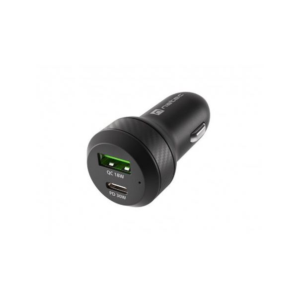 NATEC Dvoportni auto punjač NUC-1980 CONEY 30W - 190074