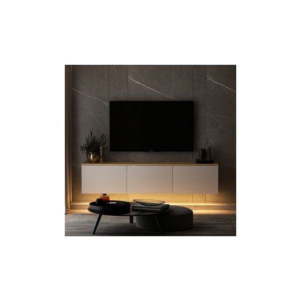 HANAH HOME TV polica Neon, bela v2 - 190089