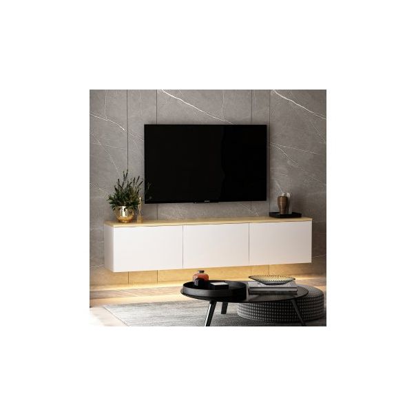 HANAH HOME TV polica Neon, bela v2 - 190089