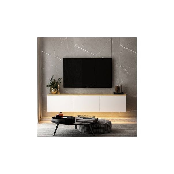 HANAH HOME TV polica Neon, bela v2 - 190089