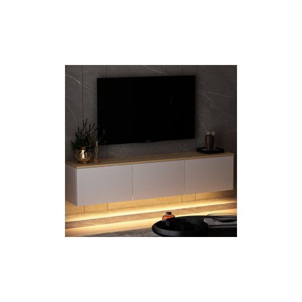 HANAH HOME TV polica Neon, bela v2 - 190089
