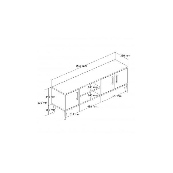 HANAH HOME TV polica Exxen - 190096