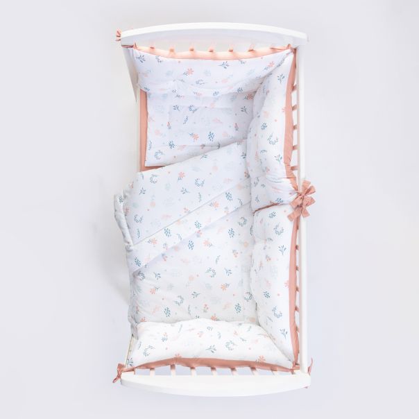 STEFAN Posteljina za bebe sa ogradicom Grančica - 1903-grancica