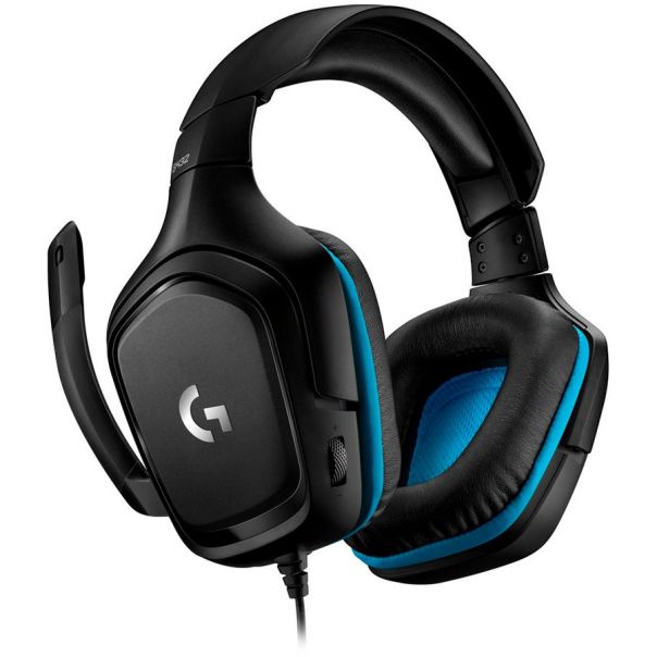 LOGITECH G432 7.1 Surround Sound Wired Gaming Headset - LEATHERETTE - USB - EMEA - 981-000770