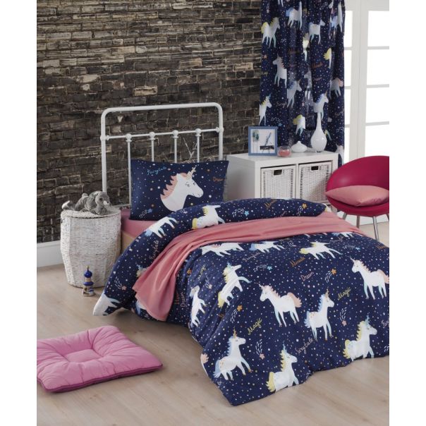 L`ESSENTIEL MAISON Komplet posteljina 135x200 cm Magic Unicorn Dark Blue - 191004