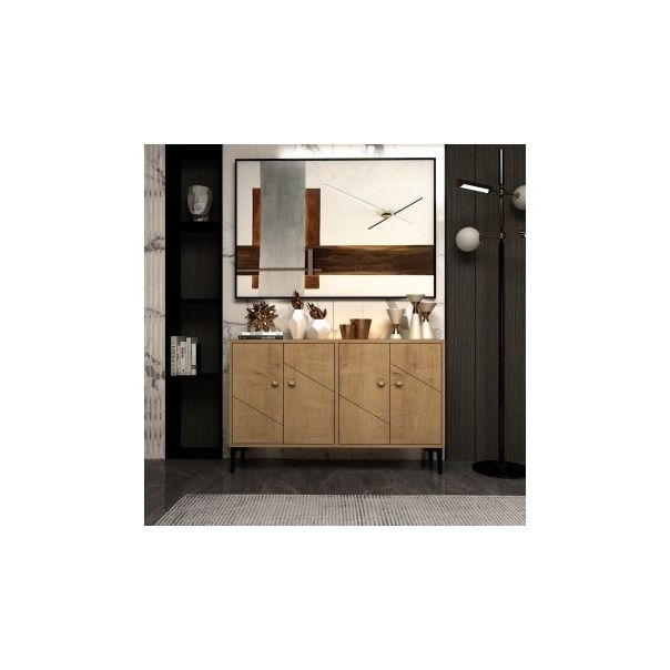 HANAH HOME TV polica Myria Sapphire Oak - 191151