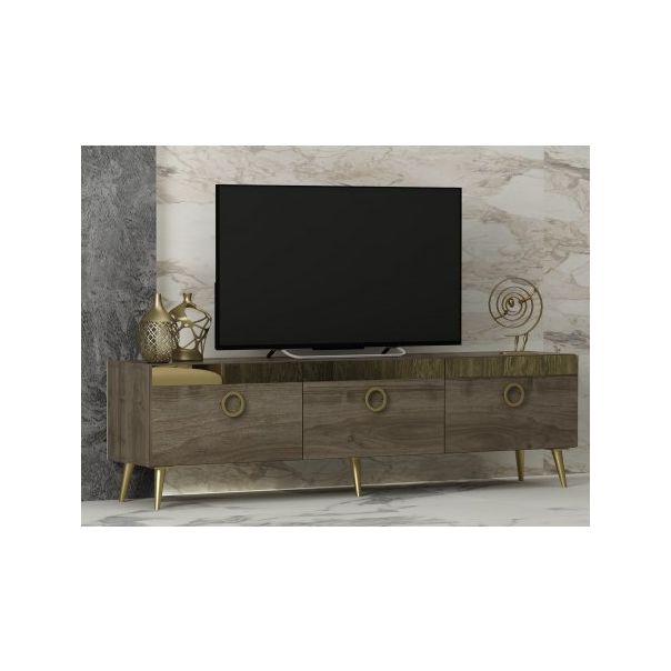 HANAH HOME TV polica Safar Walnut - 191153