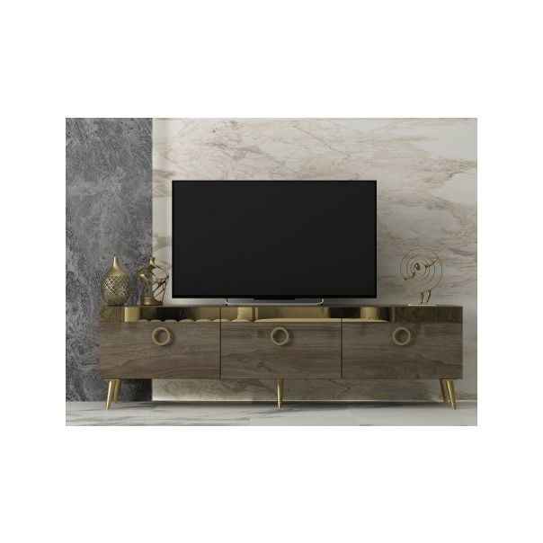 HANAH HOME TV polica Safar Walnut - 191153