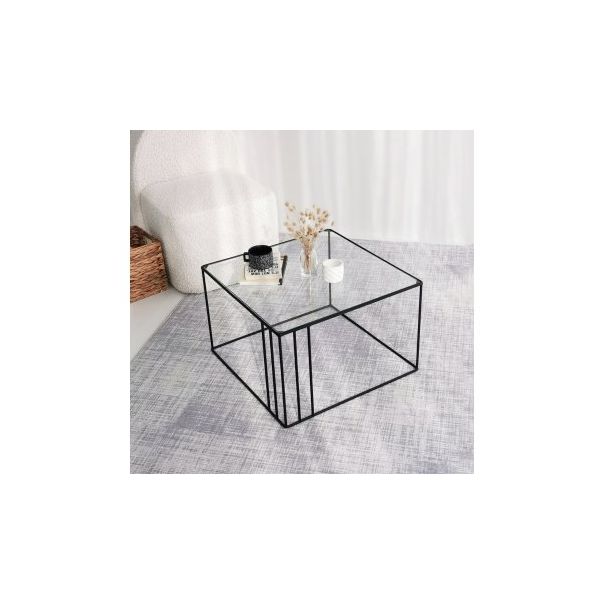 HANAH HOME Sto za dnevnu sobu Outline Black - 191211