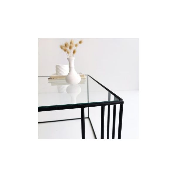 HANAH HOME Sto za dnevnu sobu Outline Black - 191211