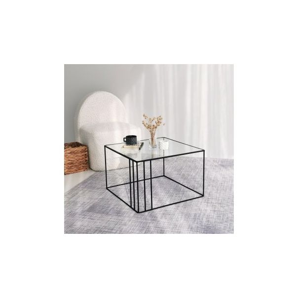 HANAH HOME Sto za dnevnu sobu Outline Black - 191211