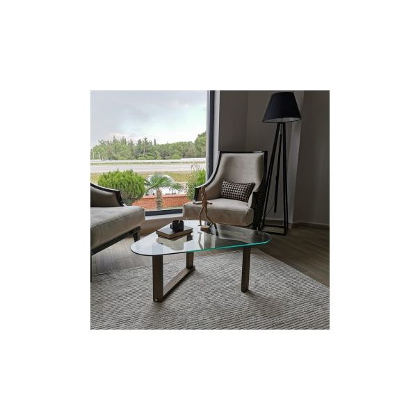 HANAH HOME Klub sto Cam Orta Sehpa S302 - 191212