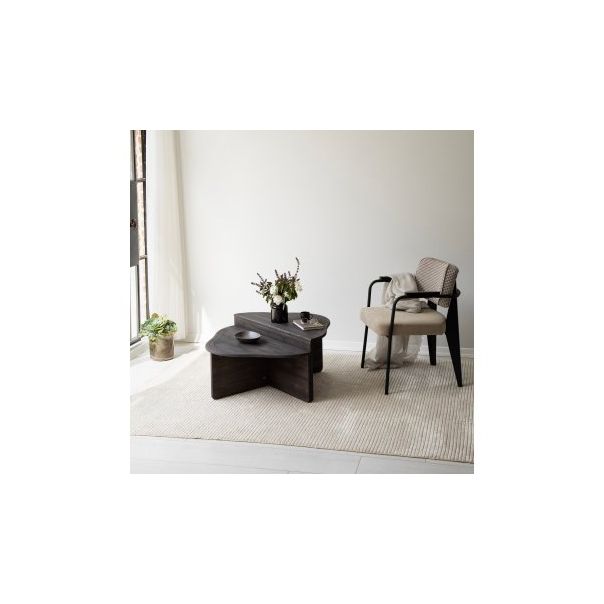 HANAH HOME Sto za dnevnu sobu Altopiano Anthracite - 191222