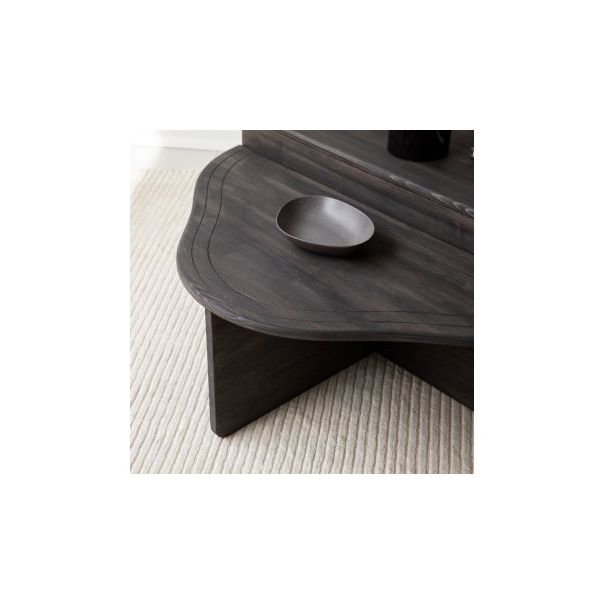 HANAH HOME Sto za dnevnu sobu Altopiano Anthracite - 191222