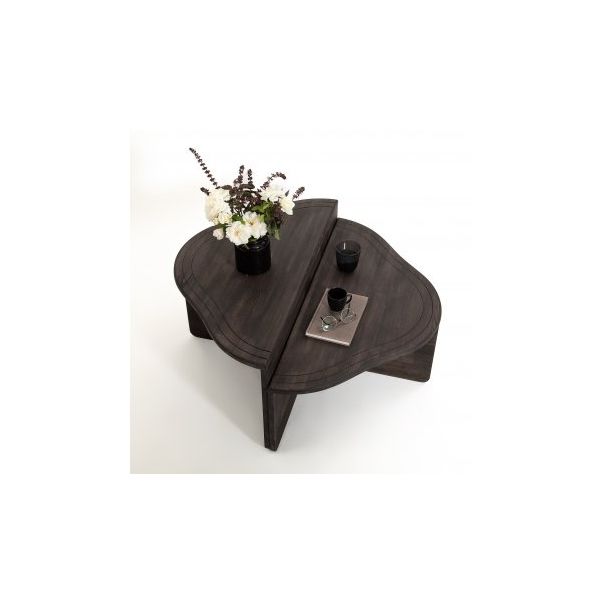 HANAH HOME Sto za dnevnu sobu Altopiano Anthracite - 191222