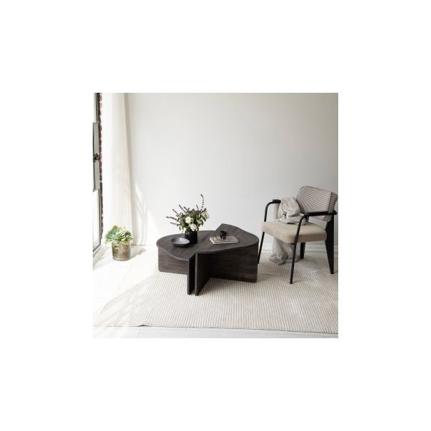 HANAH HOME Sto za dnevnu sobu Altopiano Anthracite - 191222