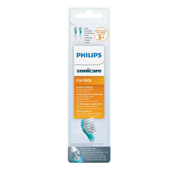 PHILIPS Kompaktne glave za soničnu dečju četkicu za zube  Sonicare HX6032/33 - 19130