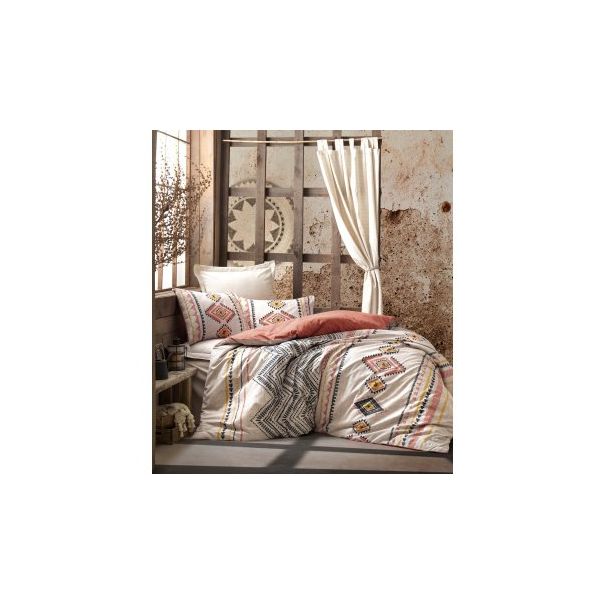 L`ESSENTIEL MAISON Ranforce posteljina 240x220 cm Felix Tile Red - 191358