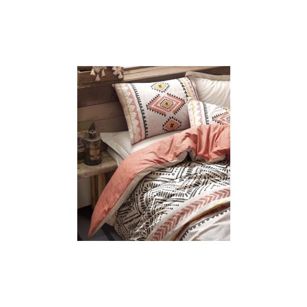 L`ESSENTIEL MAISON Ranforce posteljina 240x220 cm Felix Tile Red - 191358