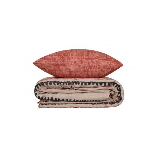 L`ESSENTIEL MAISON Ranforce posteljina 240x220 cm Felix Tile Red - 191358