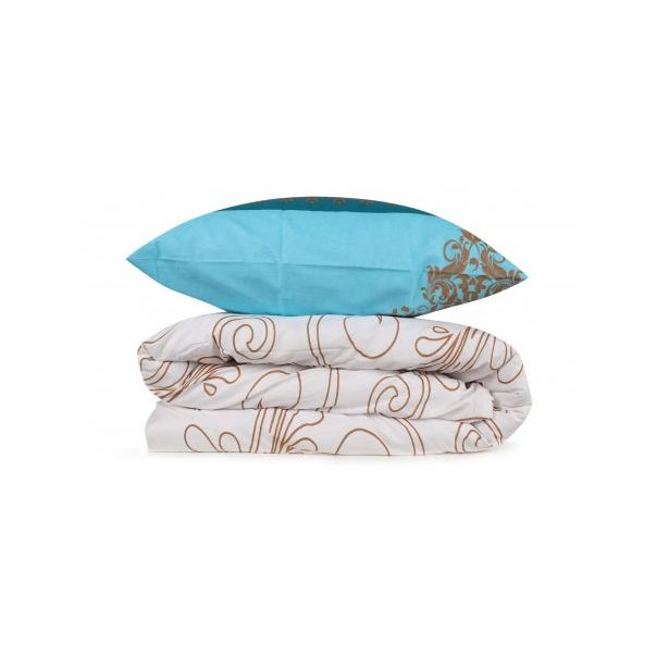 L`ESSENTIEL MAISON Ranforce posteljina 240x220 cm Katre Turquoise - 191396-1
