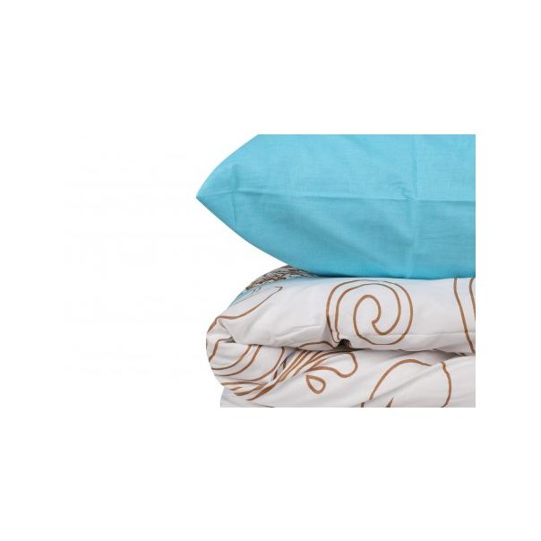 L`ESSENTIEL MAISON Ranforce posteljina 240x220 cm Katre Turquoise - 191396-1