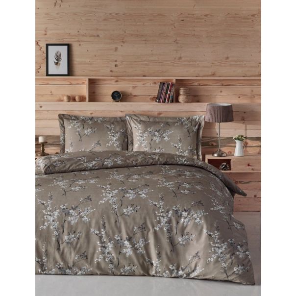 L`ESSENTIEL MAISON Ranforce posteljina 240x220 cm Chicory Brown - 191409-1