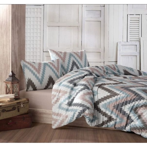 L`ESSENTIEL MAISON Ranforce posteljina 200x220 cm Zikzak - 191477