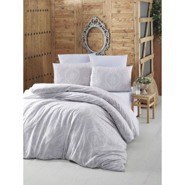 L`ESSENTIEL MAISON Ranforce posteljina 200x220 cm Ornament Grey - 191480