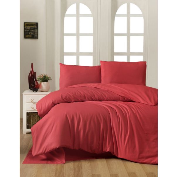 L`ESSENTIEL MAISON Ranforce posteljina 200x200 cm Red - 191503