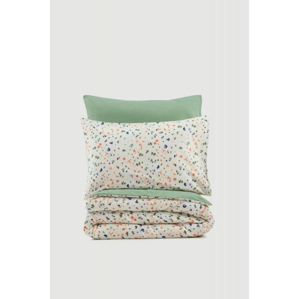 L`ESSENTIEL MAISON Ranforce posteljina 140x200 cm Lola Green - 191637