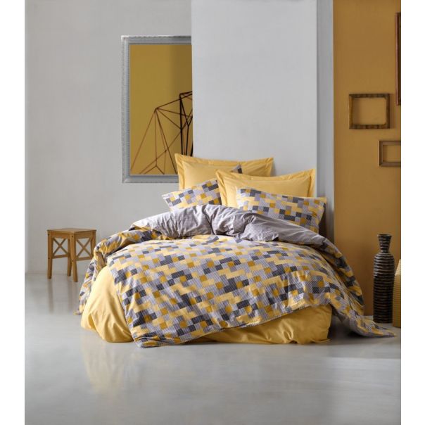 L`ESSENTIEL MAISON Ranforce posteljina 260x220 cm Elon Yellow - 191839