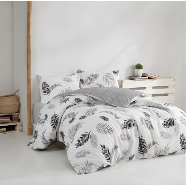 L`ESSENTIEL MAISON Ranforce posteljina 260x220 cm Plume Grey - 191842-1