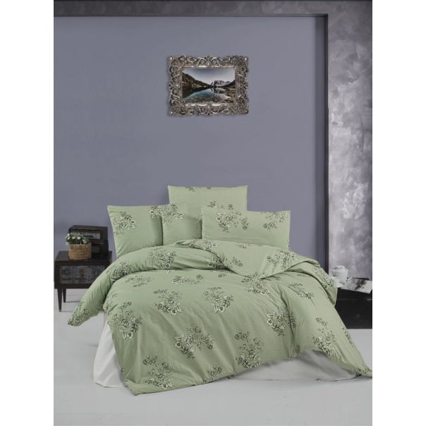L`ESSENTIEL MAISON Ranforce posteljina 260x220 cm Butic Green - 191848