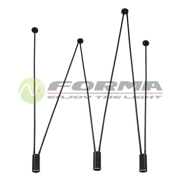 FORMA Visilica 3xGU10 FK1001-3V BK - EP2682151