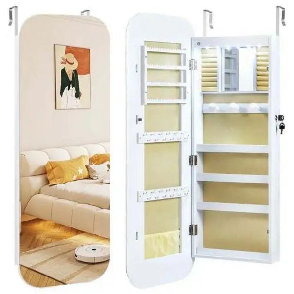 Zidno oblo Ogledalo sa LED Ormarićem za Šminku - EP2931885