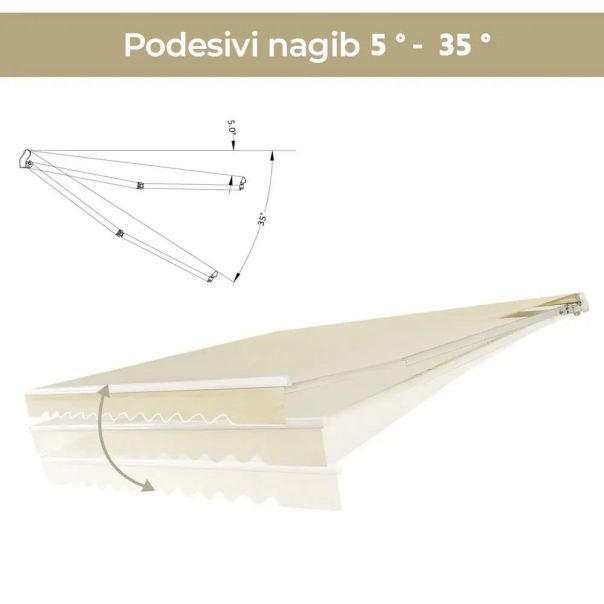 Tenda 360x300cm Bež - EP2931888