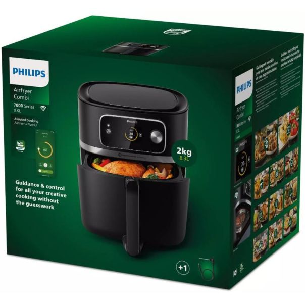 PHILIPS Airfryer XXL COMBI CONNECTED HD9880/90 - 19211-1